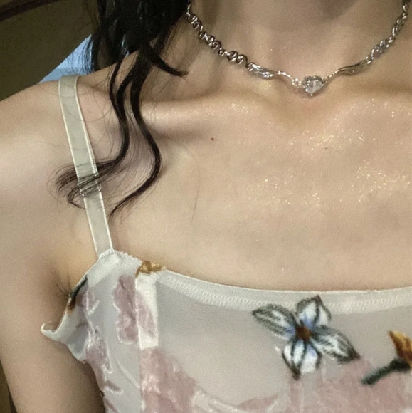 White Gold Plated - I am a princess necklace - Picture 7 of 10